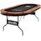 Serenelife Foldable and Portable Poker/Casino Game Table with Cushioned Rail, 10 Players SLPT720 - alternate 5